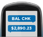 text message banking mobile image